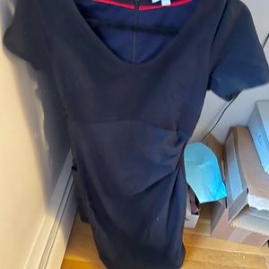 Like new boden navy blue ponte dress womens 6L